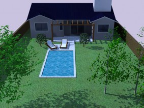 Proyección de casa a construir en Zárate